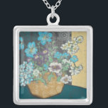 Bountiful Spring I Silver Plated Necklace<br><div class="desc">Floral</div>