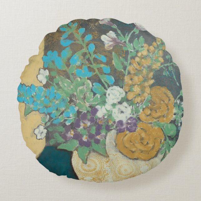 Bountiful Spring II Round Cushion (Front)