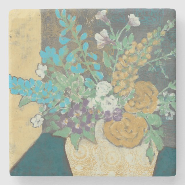 Bountiful Spring II Stone Coaster (Front)