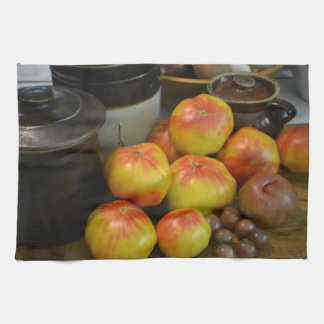 Bountiful Tomato Harvest Tea Towel