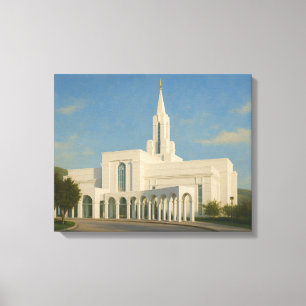 Bountiful Utah Temple Painting™ LDS Art Canvas Print