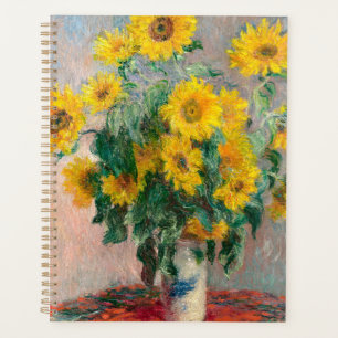 Bouqet of Sunflowers by Claude Monet Planner