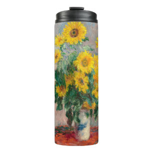 Bouqet of Sunflowers by Claude Monet Thermal Tumbler