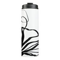 Bouquet Blanc: Abstract White & Black