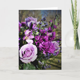 Bouquet, card