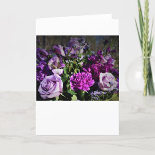 Bouquet, card