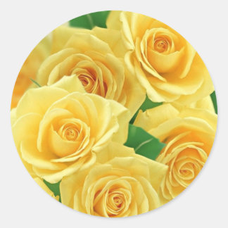 Bouquet  classic round sticker