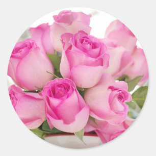 Bouquet classic round sticker