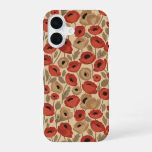 Bouquet de Coquelicots Vintage iPhone 16 Case