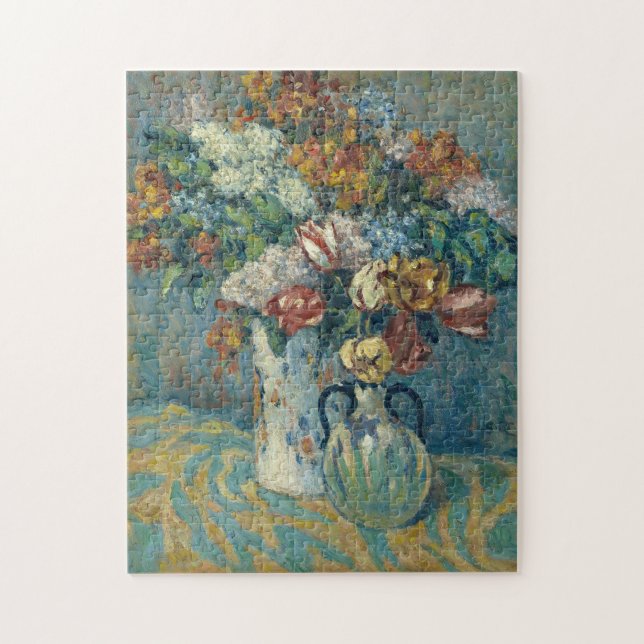 Bouquet de Fleurs | Georges d'Espagnat Jigsaw Puzzle (Vertical)