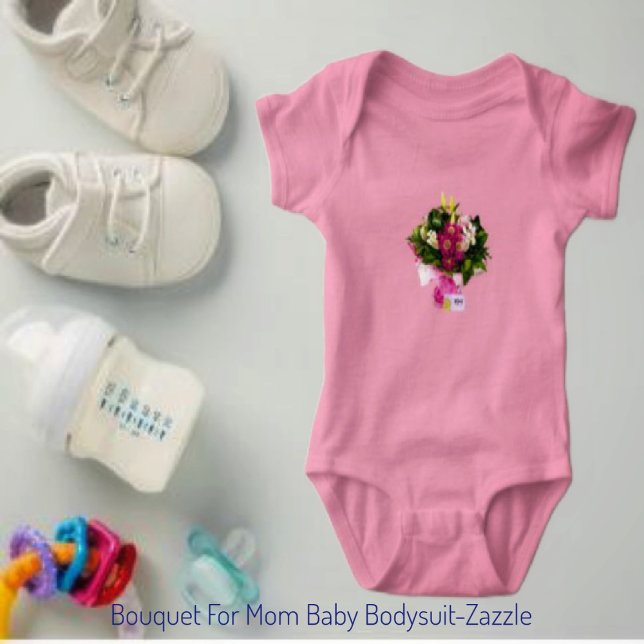 Bouquet For Mum Baby Bodysuit (Creator Uploaded)