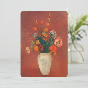 Bouquet in a Chinese Vase by Odilon Redon