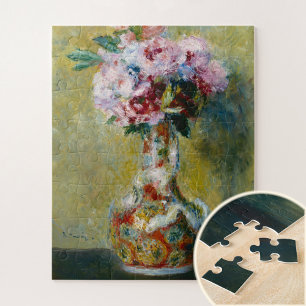Bouquet in a vase by Auguste Renoir  Jigsaw Puzzle