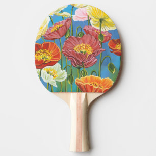 Bouquet in Border I Ping Pong Paddle