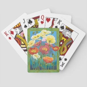 Bouquet in Border I Playing Cards