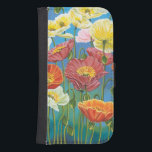 Bouquet in Border I Samsung S4 Wallet Case<br><div class="desc">Floral</div>