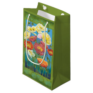 Bouquet in Border I Small Gift Bag