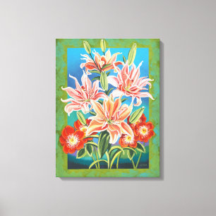 Bouquet in Border II Canvas Print