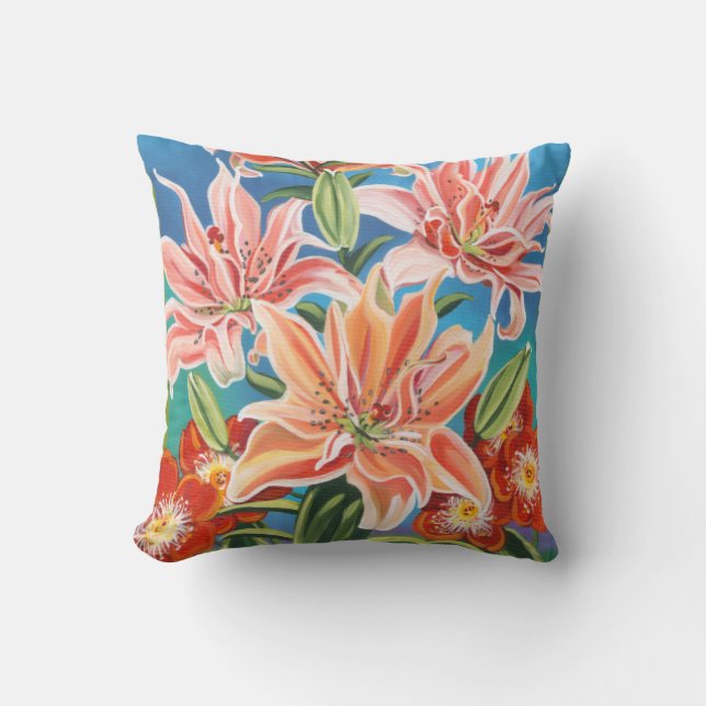 Bouquet in Border II Cushion (Front)