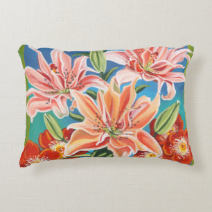 Bouquet in Border II Decorative Cushion