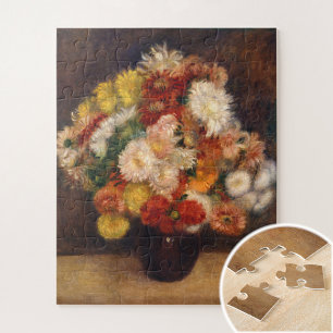 Bouquet of Chrysanthemums Renoir Jigsaw Puzzle