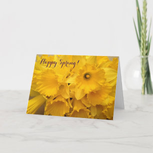 Bouquet of Daffodils Easter Holiday Card