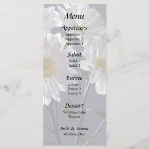 Bouquet of Daisies Menu