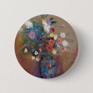 Bouquet of Flowers 6 Cm Round Badge