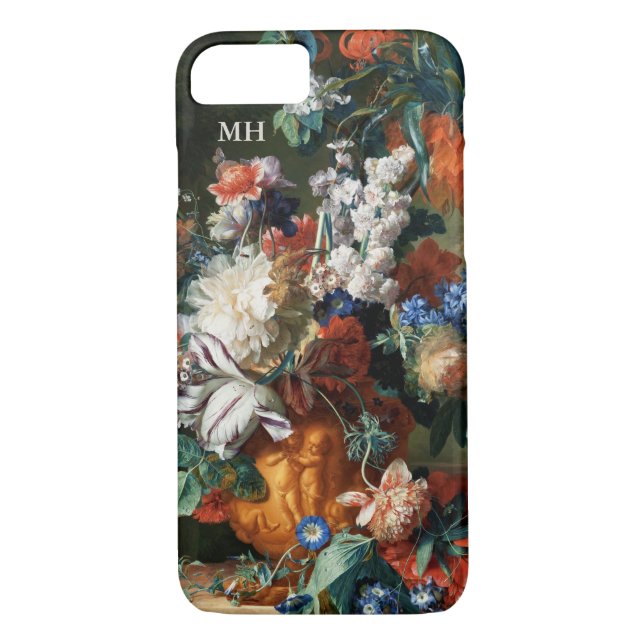 Bouquet of Flowers art custom monogram phone cases (Back)
