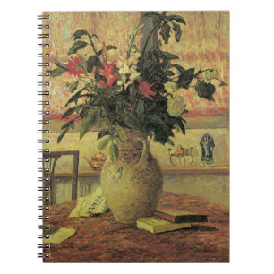 Bouquet of Flowers at Window by Maxine Maufra Notebook