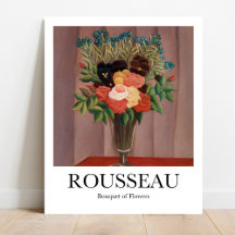 Bouquet of Flowers by Henri Rousseau