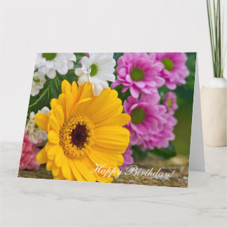 Bouquet of flowers card