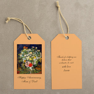 Bouquet of Flowers in a Vase by Vincent Van Gogh  Gift Tags