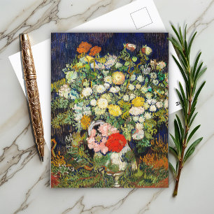Bouquet of Flowers in a Vase by Vincent Van Gogh  Postcard