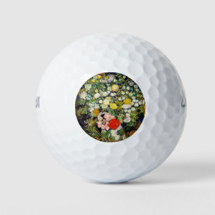Bouquet of Flowers in a Vase Golf Balls