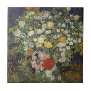 Bouquet of Flowers in a Vase Tile