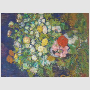 Bouquet of Flowers in a Vase, Van Gogh Tissue Paper