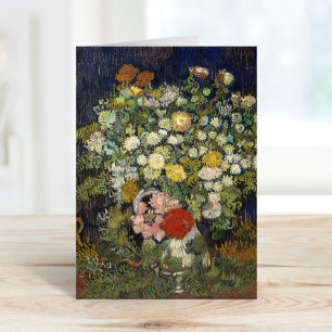 Bouquet of Flowers in a Vase   Vincent van Gogh Card