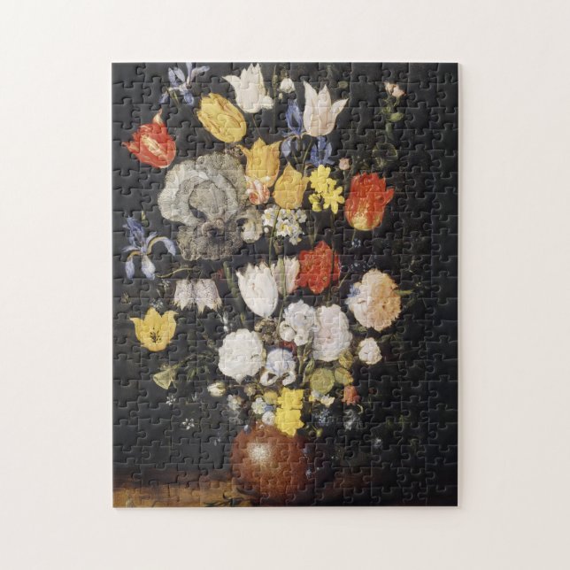 Bouquet of Flowers in an Earthenware Vase (1610)  Jigsaw Puzzle (Vertical)