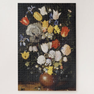 Bouquet of Flowers in an Earthenware Vase (1610)  Jigsaw Puzzle