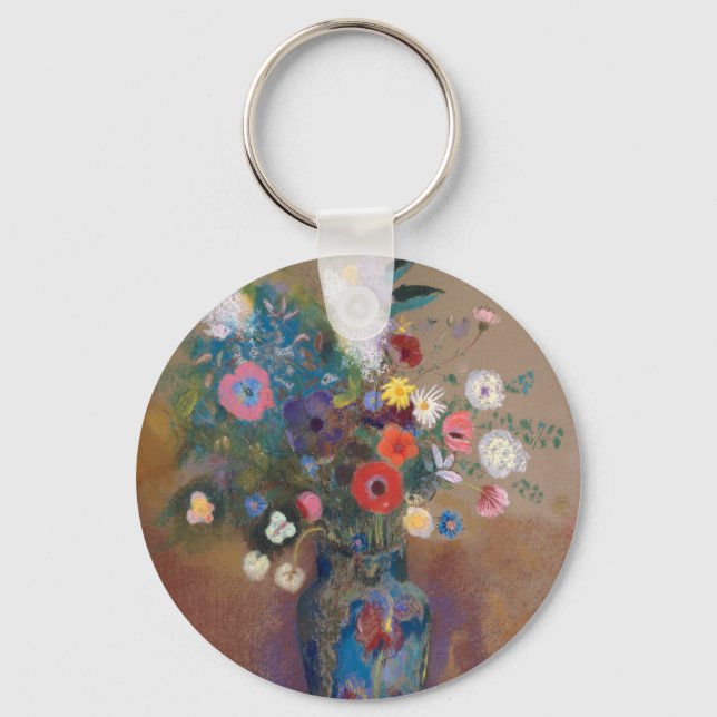 Bouquet of Flowers Key Ring (Front)