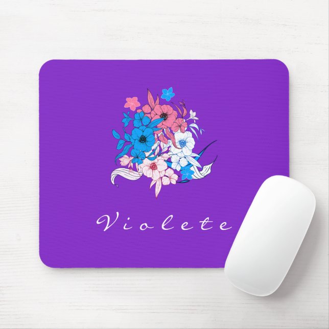 Bouquet of Flowers Mouse Pad (With Mouse)