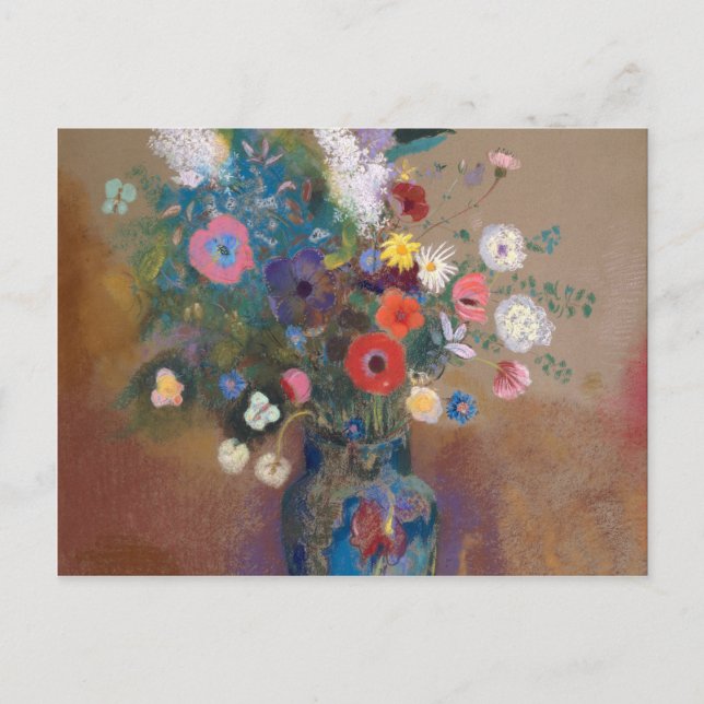 Bouquet of Flowers - Odilon Redon Postcard (Front)