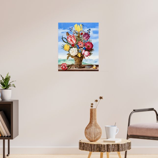Bouquet of Flowers Poster (Living Room 3)