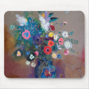 Bouquet of Flowers, Redon Mouse Pad