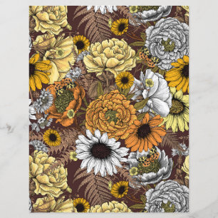 Bouquet of flowers- roses, peonies, daisies ans fe
