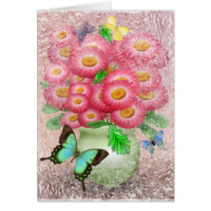 "Bouquet of Flutterbys" Card