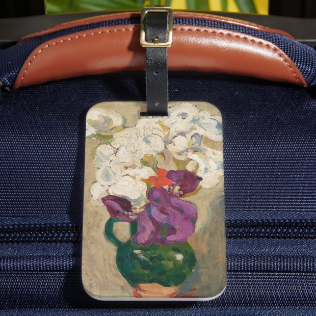 Bouquet of Iris | Louis Valtat Luggage Tag (Front Insitu 2)