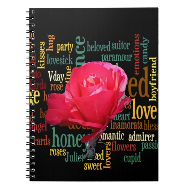 Bouquet of Love: A Heartfelt Expression Spiral Notebook (Front)