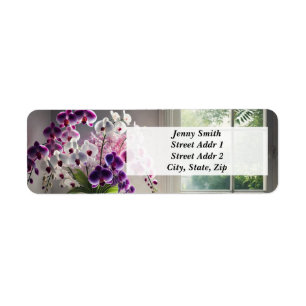 Bouquet of Orchids by the window